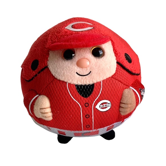 TY toys Cincinnati Reds ball player stuffed ball. - Picture 1 of 7